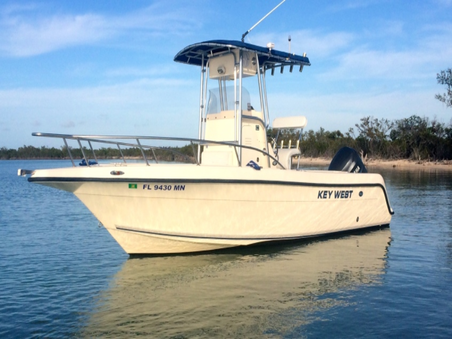 a small boat in a body of water